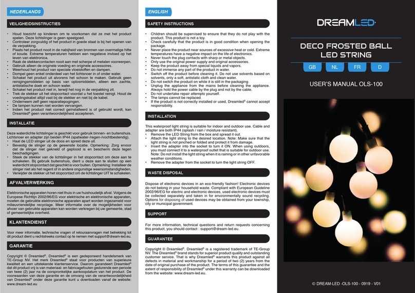 DreamLED OLS-100 user manual