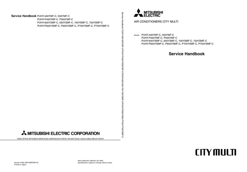 Mitsubishi Electric CITY MULTI PUHY-400YMF-C How to use