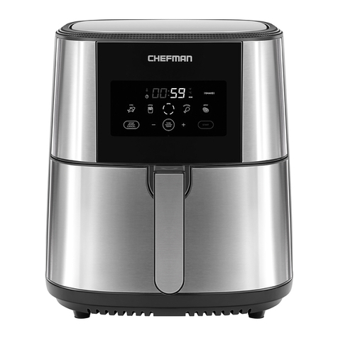 Chefman TurboFry RJ38-SQSS-8T-D User manual