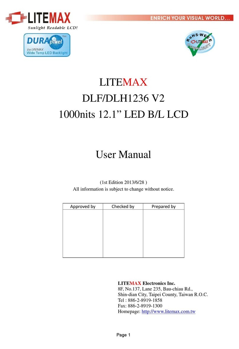 Litemax Electronics DLF/DLH1236 V2 user manual Litemax Electronics DLF/DLH1236 V2 user manual
