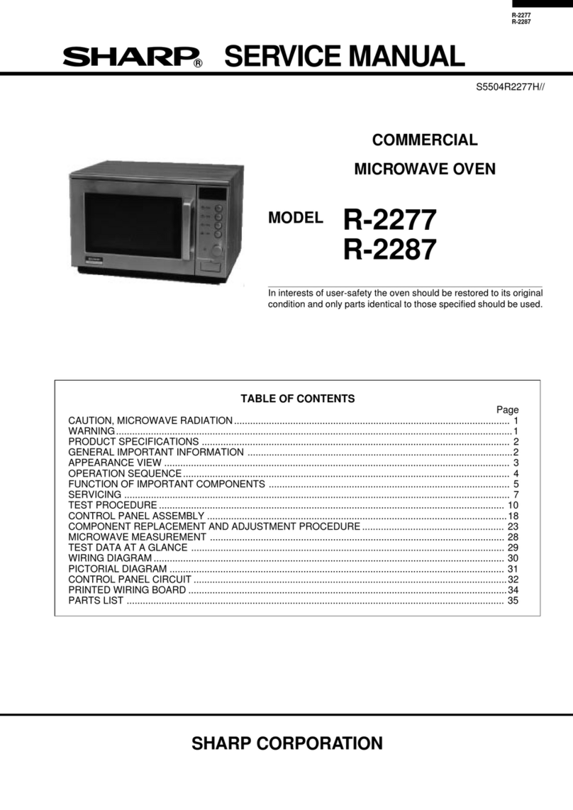 Sharp R-2277 User manual