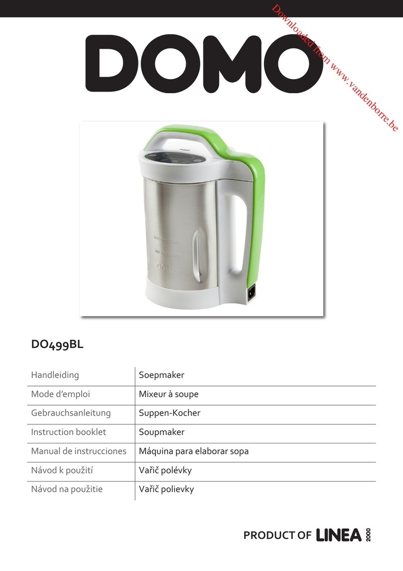 Linea Domo DO499BL Instruction booklet