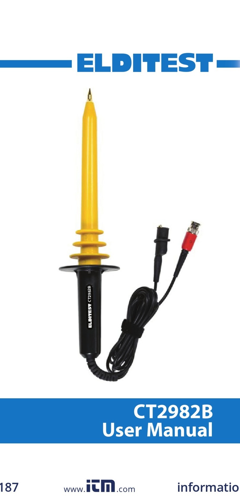 Itm Elditest CT2982B User manual