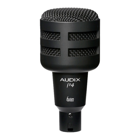 Audix Fisuon Series User manual Audix Fisuon Series User manual