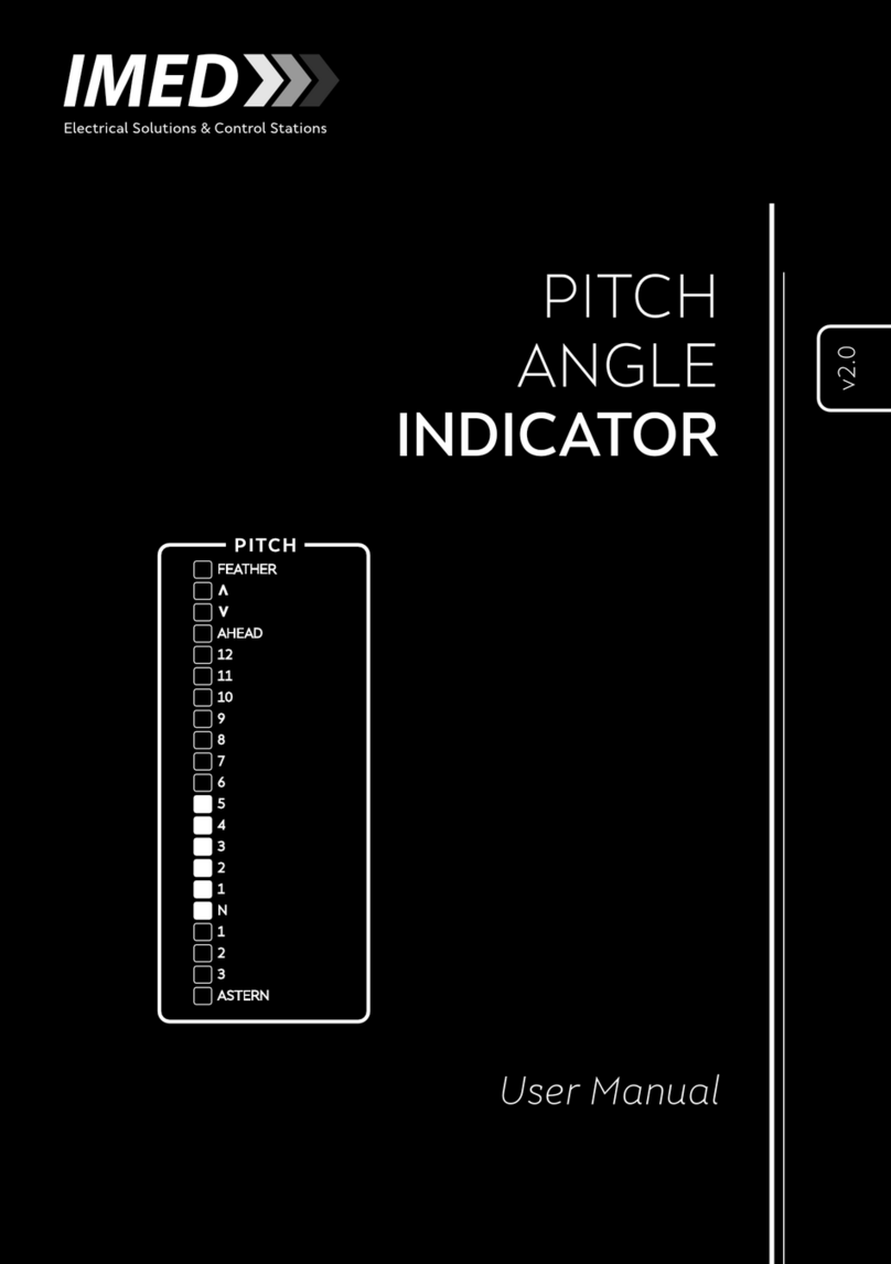 Imed PITCH ANGLE user manual