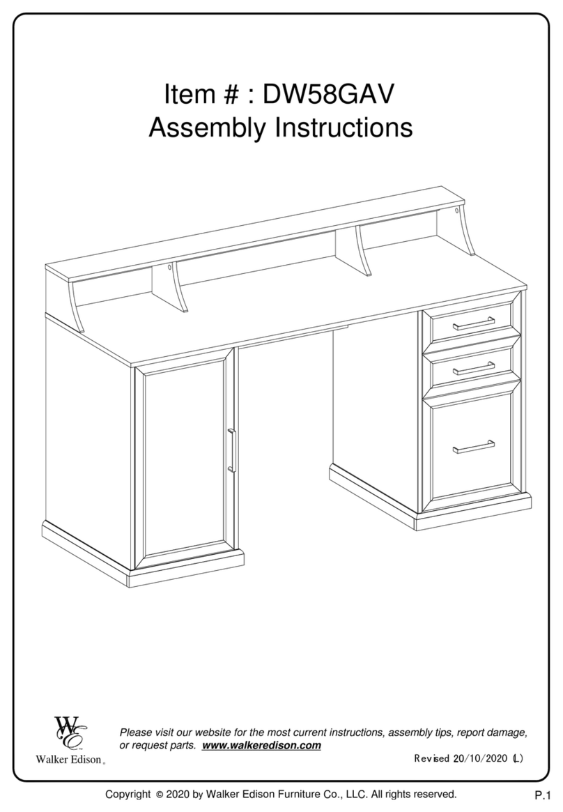 Walker Edison DW58GAV User manual