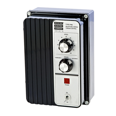 Bodine FPM Series Instructions for installation and operation