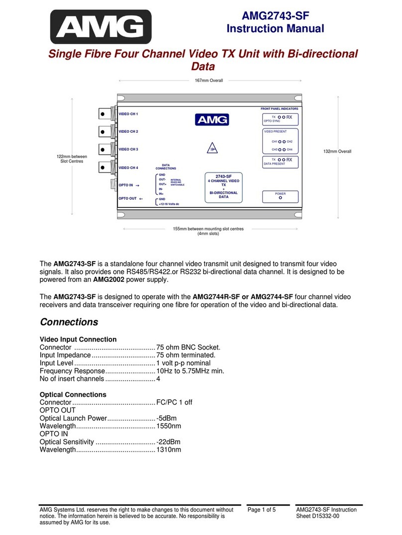 AMG Systems AMG2743-SF instruction manual