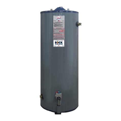 Bock Water heaters EZ FIT Atmospheric Gas EZ 75-76N instruction manual Bock Water heaters EZ FIT Atmospheric Gas EZ 75-76N instruction manual