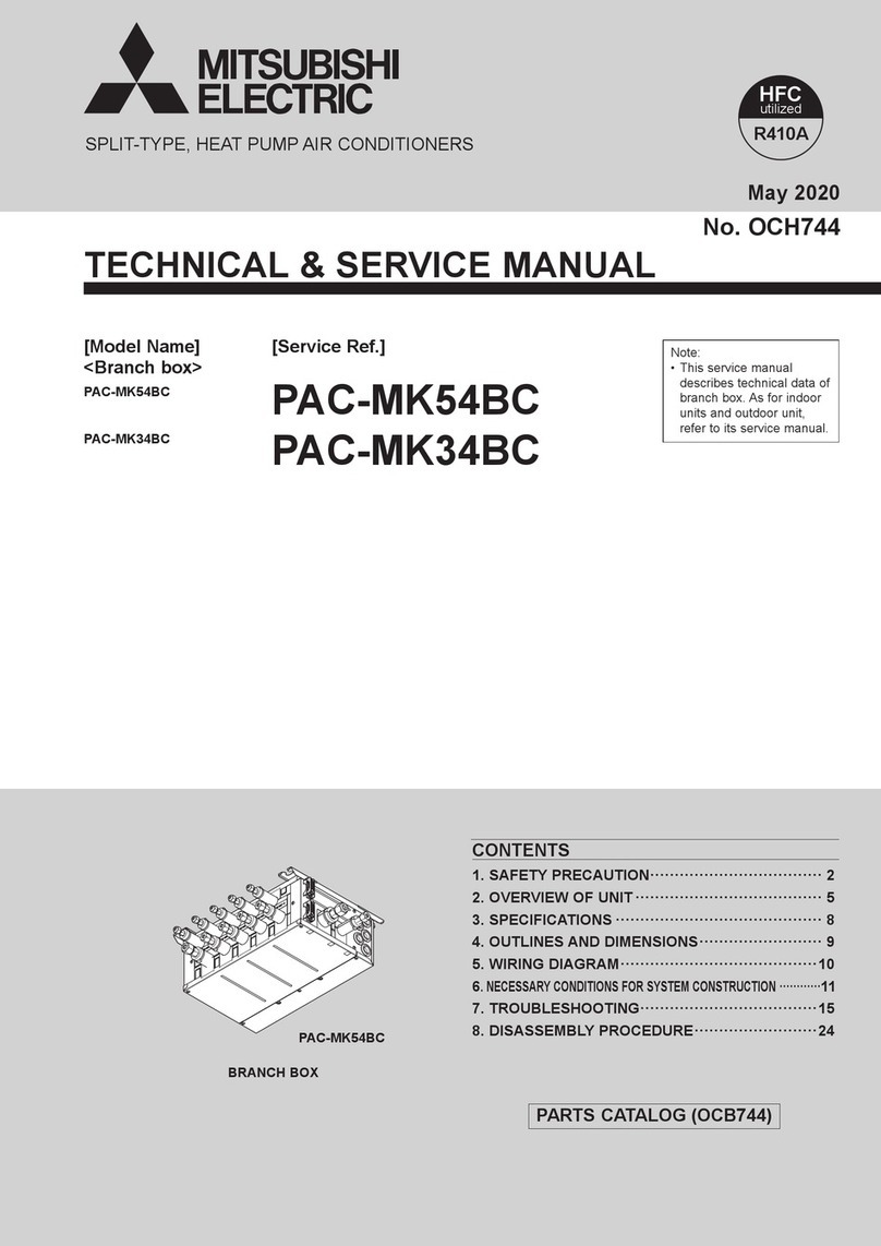 Mitsubishi Electric PAC-MK54BC Operating manual