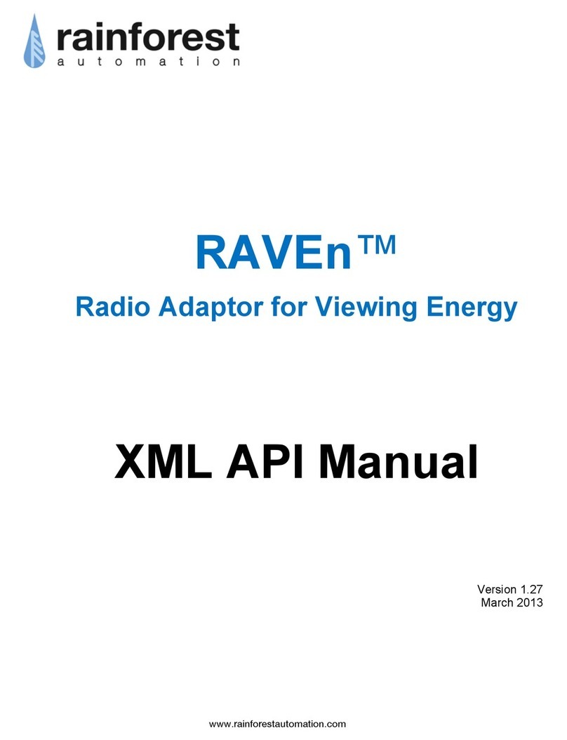 Rainforest Automation RAVEn XML API Manual