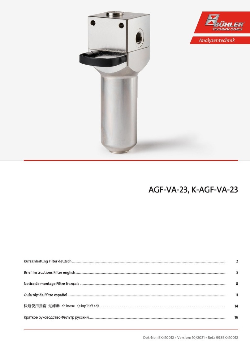 Buhler K-AGF-VA-23 Reference guide