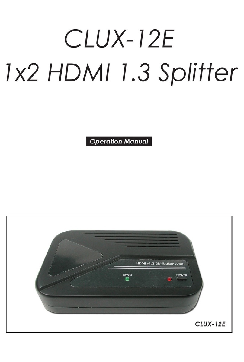 CYP CLUX-12E User manual