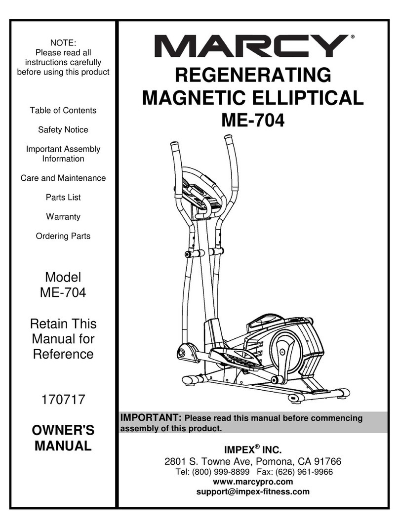 Marcy ME-704 owner's manual Marcy ME-704 owner's manual