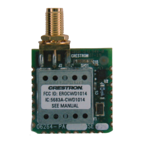 Crestron CWD1014 User manual