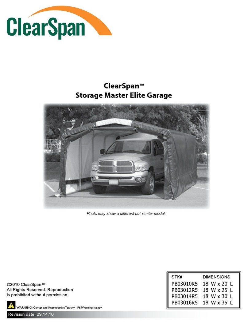 ClearSpan PB03010R5 manual