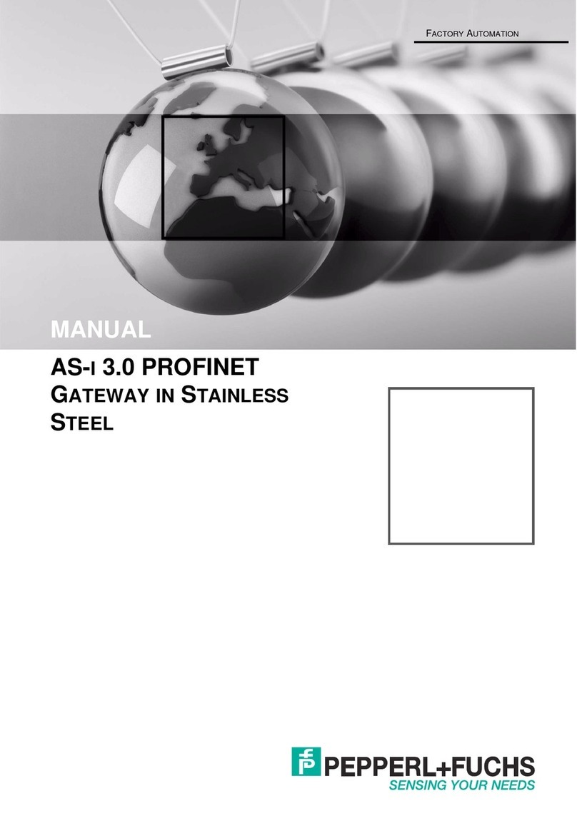 Pepperl+Fuchs AS-I 3.0 PROFINET User manual