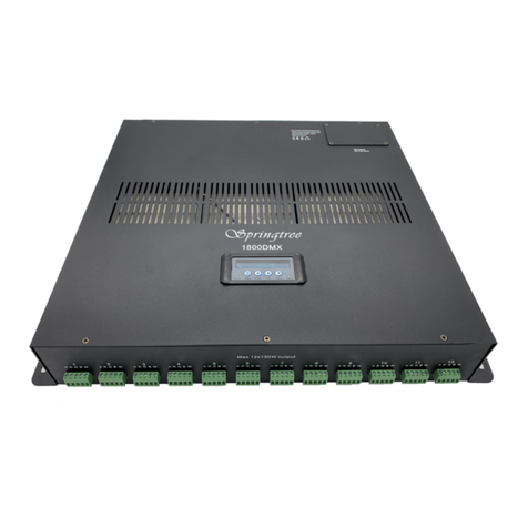 Springtree DMX 1800 User manual