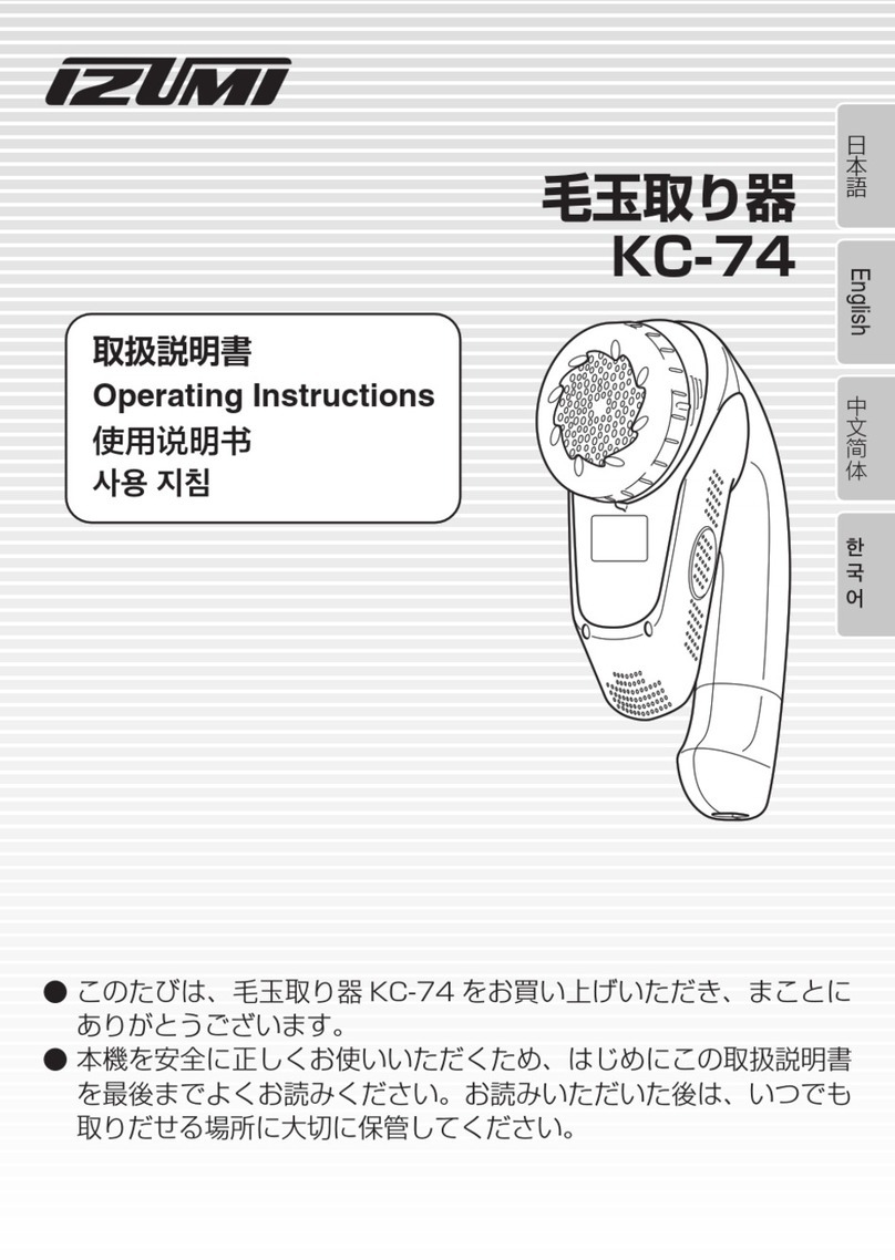 IZUMI KC-74 operating instructions