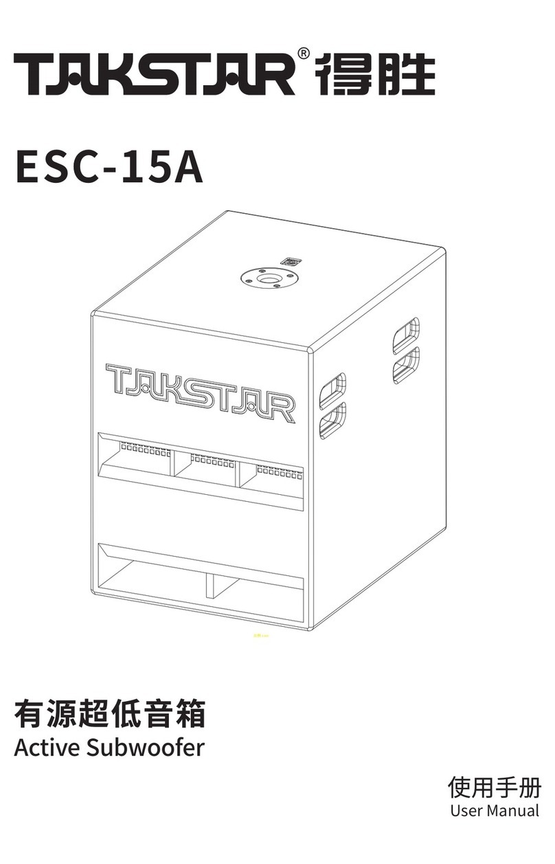 Takstar ESC-15A User manual
