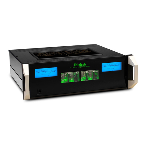 McIntosh C12000 Controller User manual