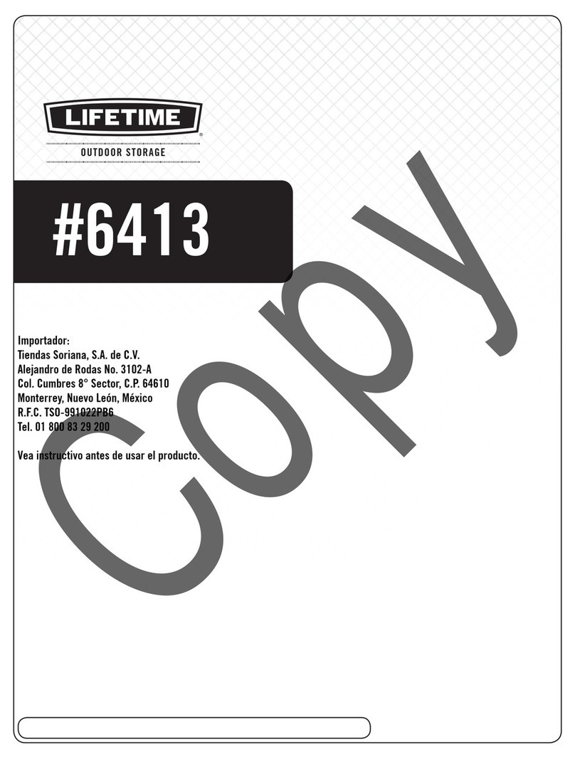 Lifetime 6413 User manual Lifetime 6413 User manual