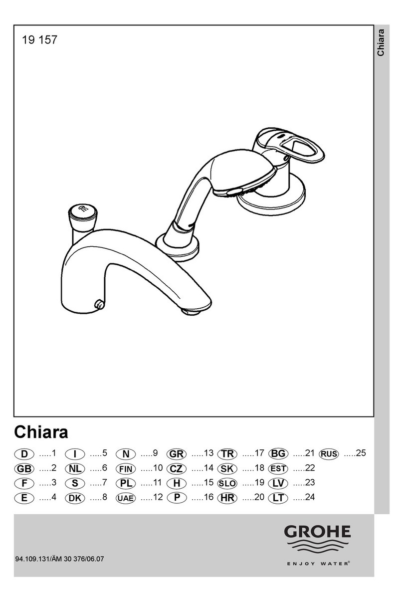 Grohe Chiara 19 157 User manual