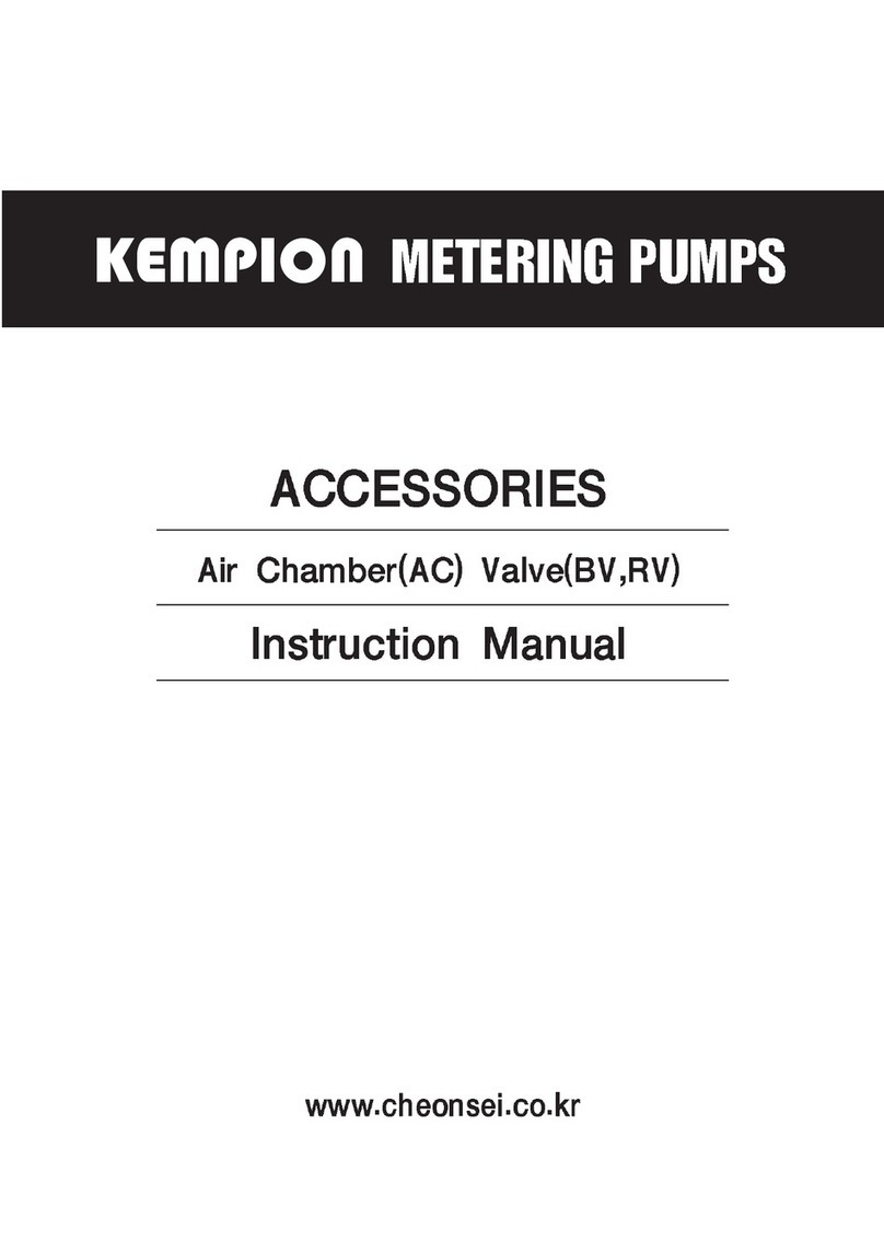 Cheonsei KEMPION AC- 15A Series instruction manual