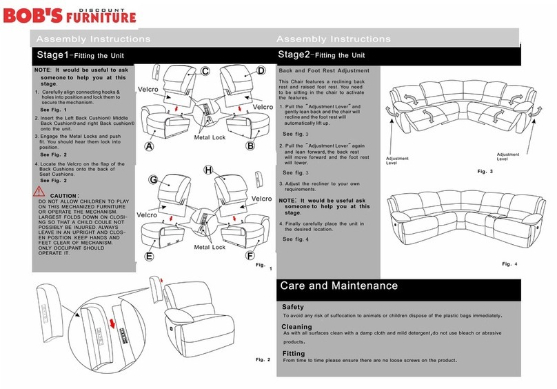 Bob's Discount Furniture Bennett User manual