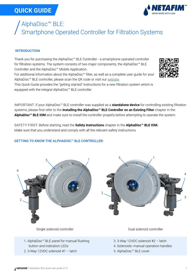 Netafim AlphaDisc BLE quick guide