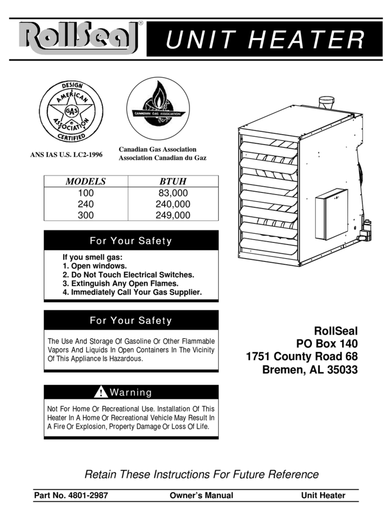 RollSeal 100 owner's manual