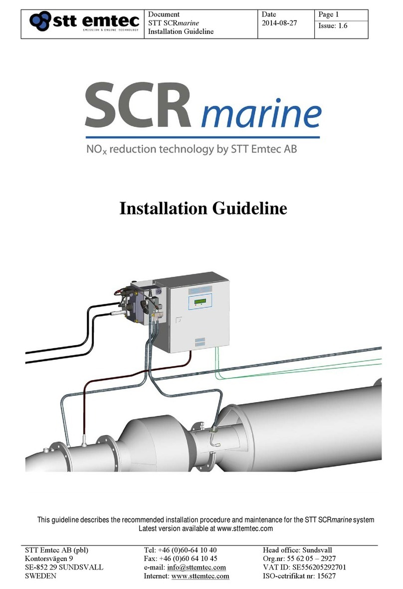 STT Emtec SCRmarine INSTALLATION GUIDELINE