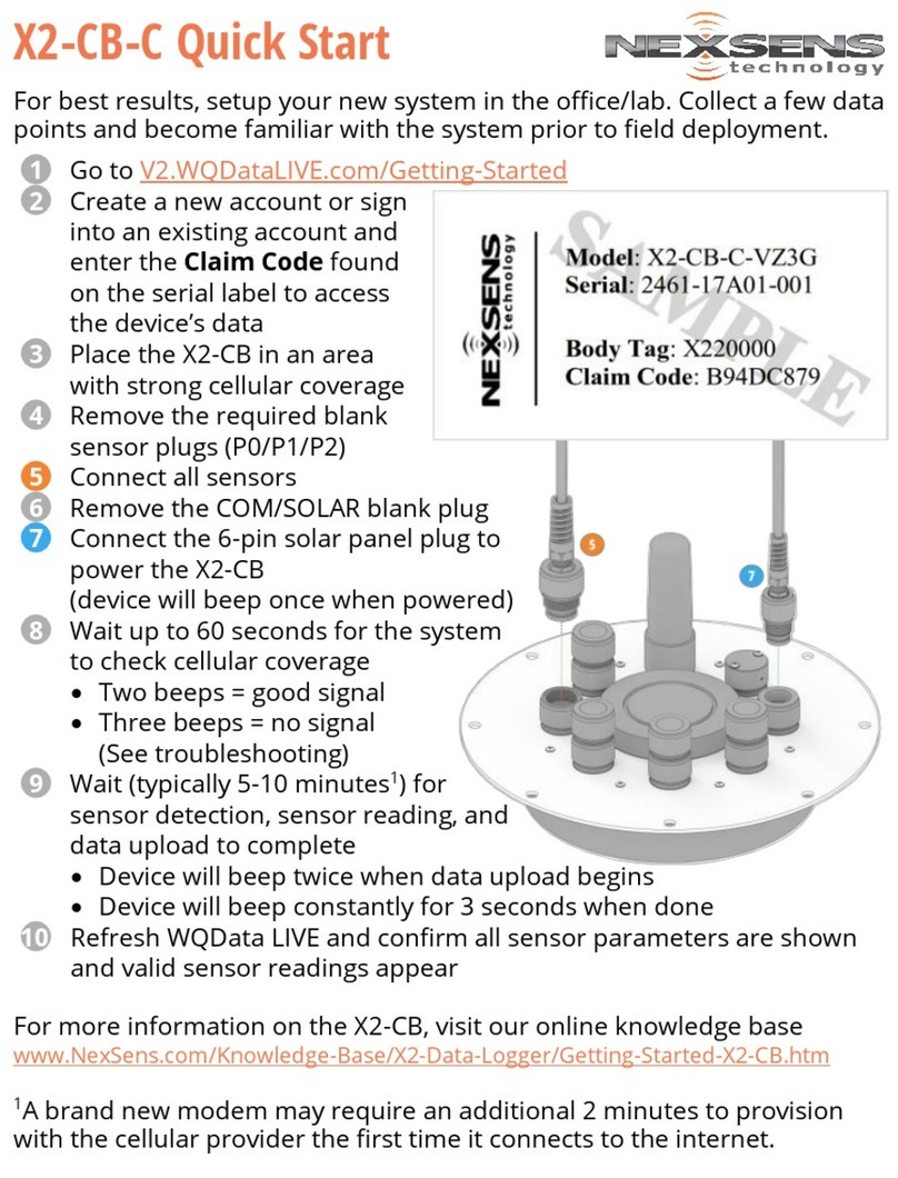 NexSens X2-CB-C quick start