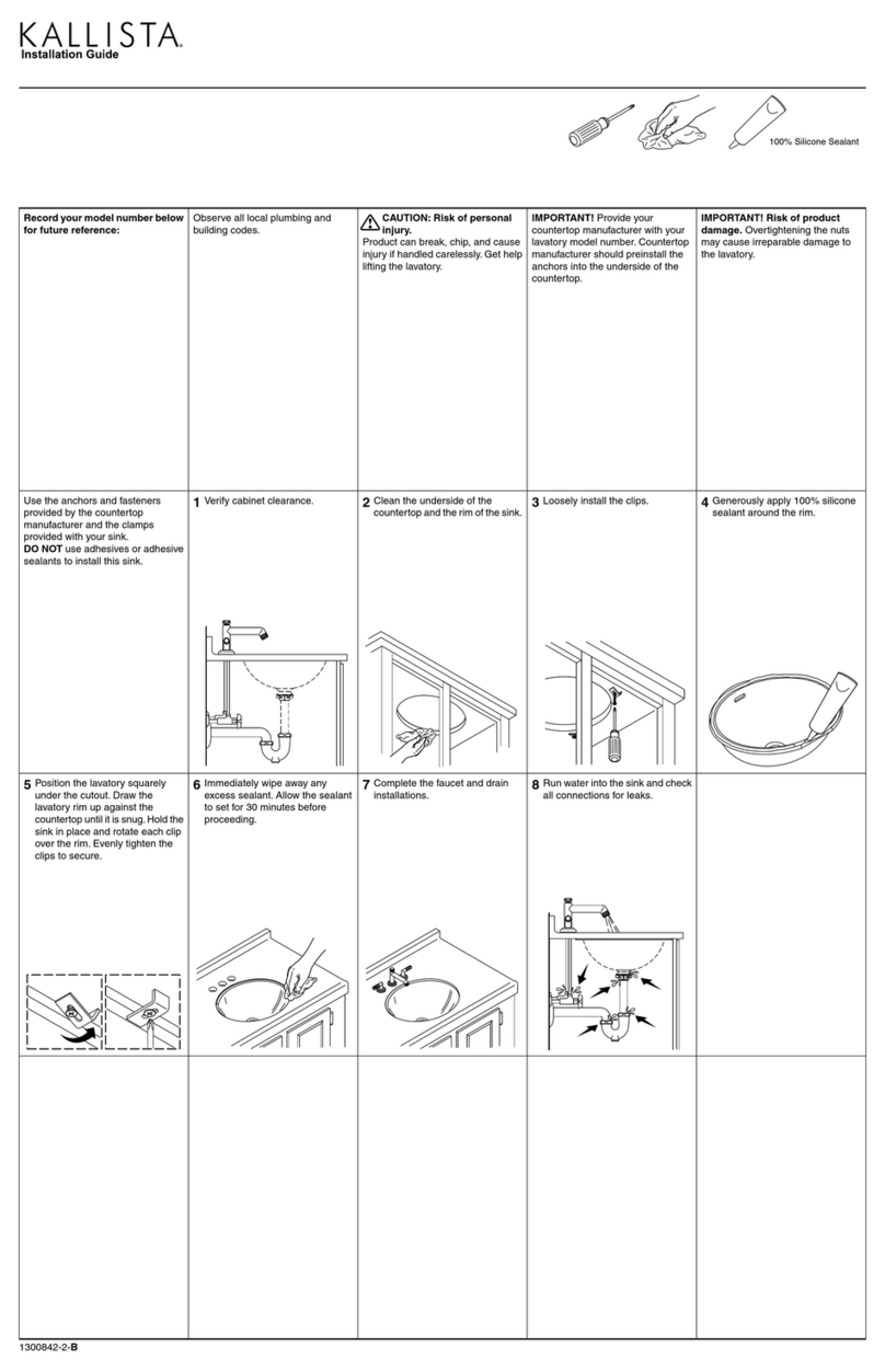 Kallista PERFECT P74235-WO-0 User manual