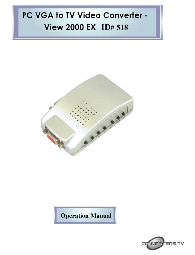 Converters.TV View 2000 EX Operation manual Converters.TV View 2000 EX Operation manual