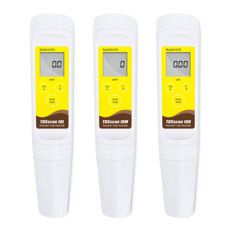 Bante Instruments TDSscan Series User manual Bante Instruments TDSscan Series User manual