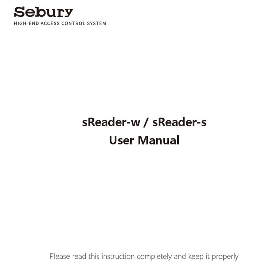 Sebury sReader-w User manual