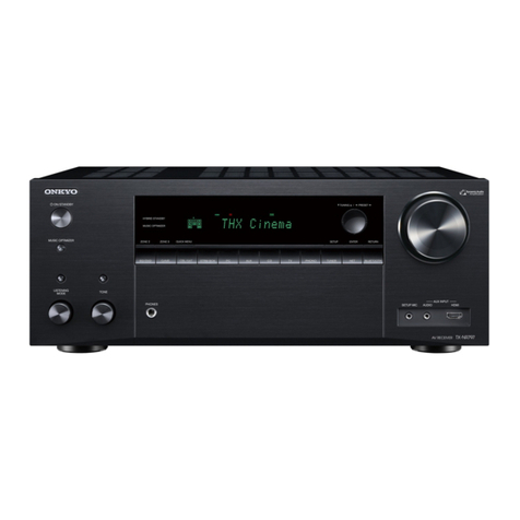 Onkyo TX-NR797 User manual Onkyo TX-NR797 User manual