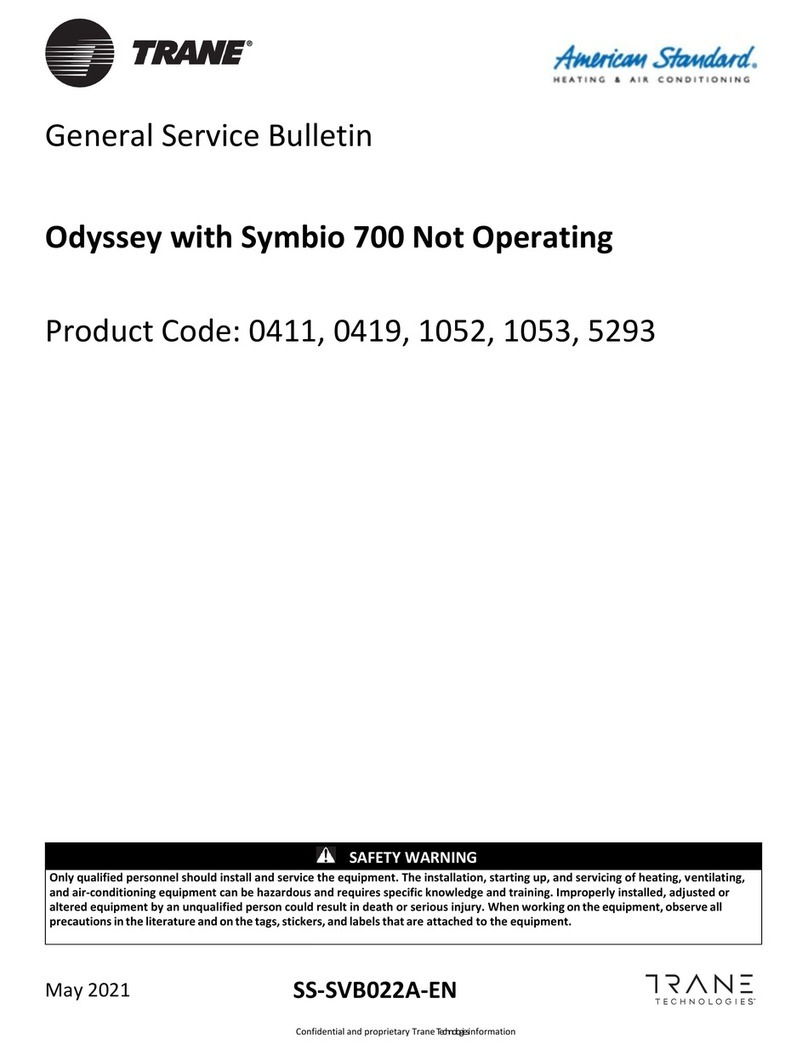 Trane 0411 Reference manual