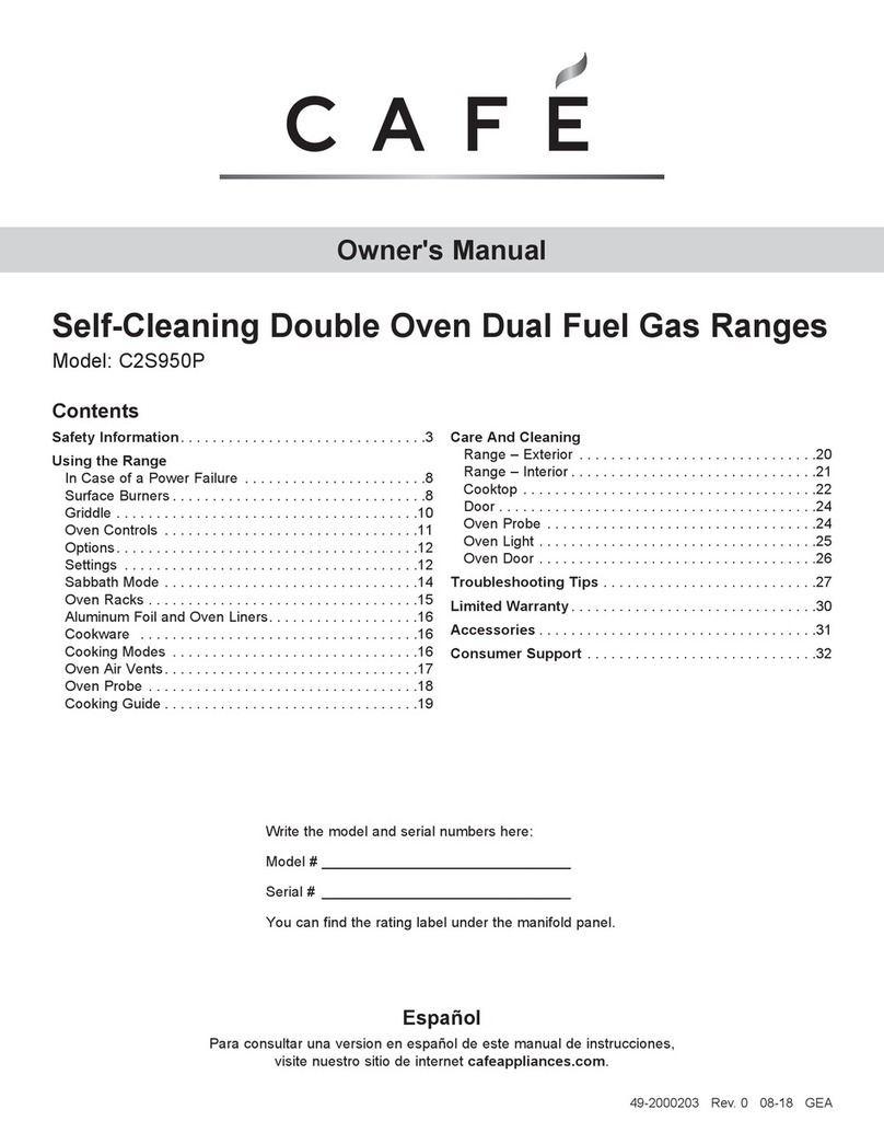 Cafe C2S950P owner's manual
