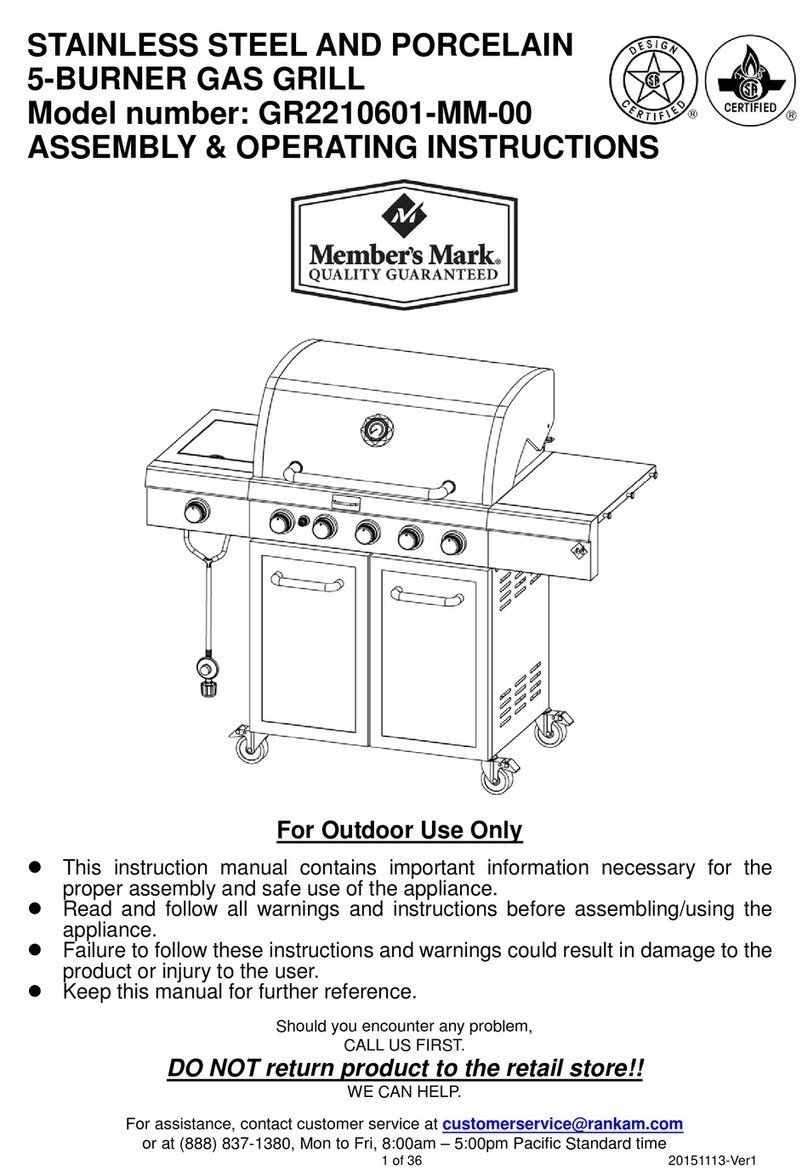 Members Mark GR2210601-MM-00 Quick reference guide