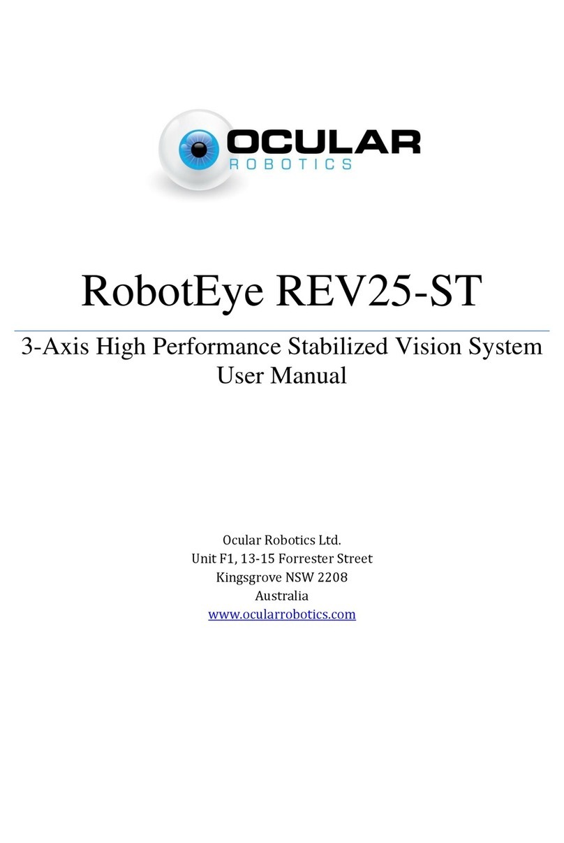 Ocular Robotics RobotEye REV25-ST user manual