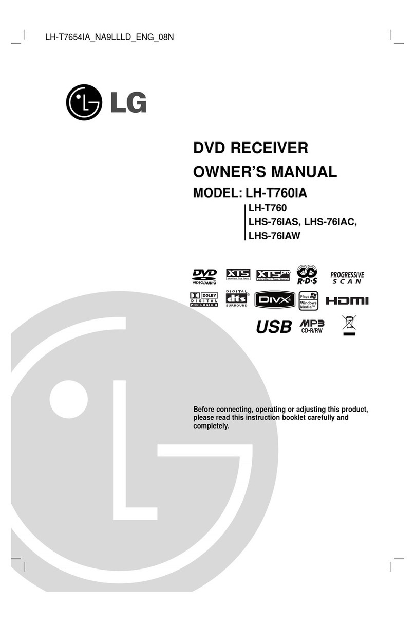 LG LH-T760IA User manual