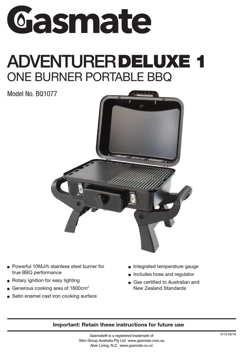 Gasmate ADVENTURER DELUXE 1 User manual