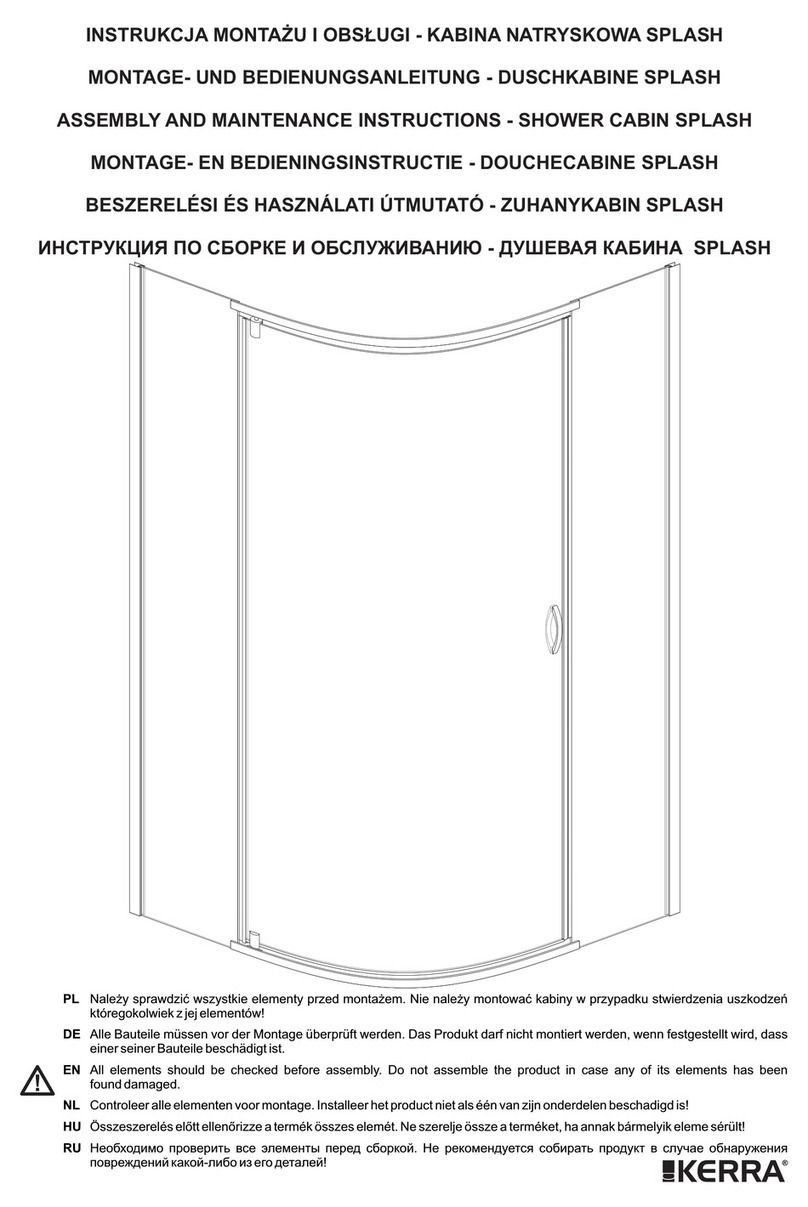 KERRA Splash Assembly and maintenance instructions