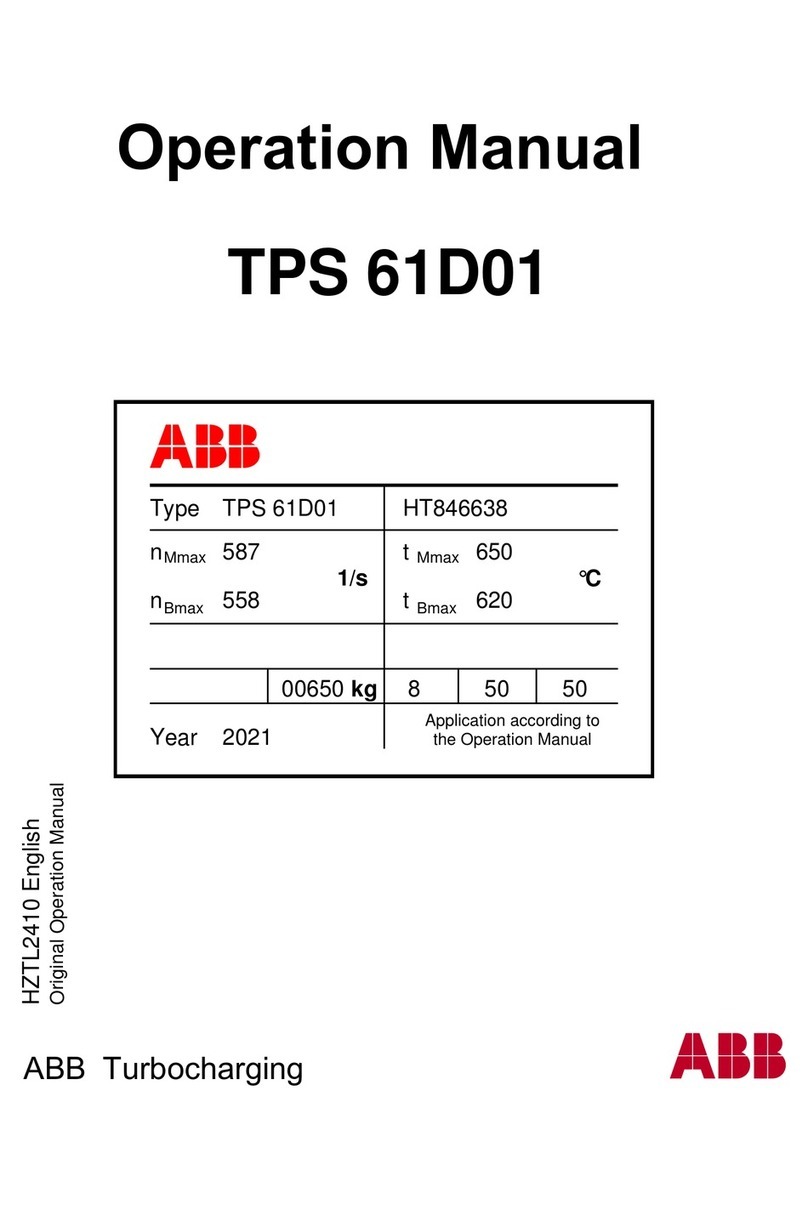 ABB TPS 61D01 Operation manual