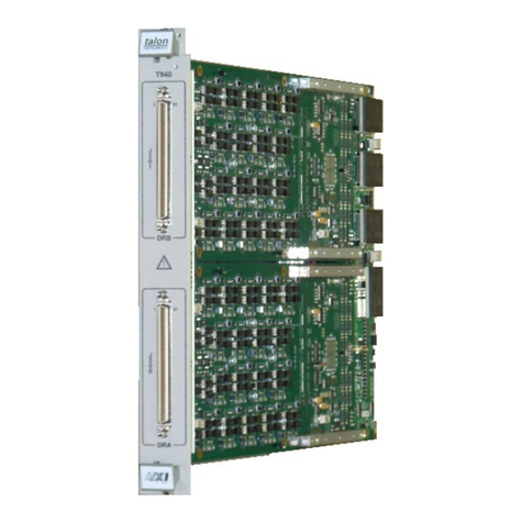 Artison Astronics Talon Instruments T940 64-Channel Digital Resource... user manual Artison Astronics Talon Instruments T940 64-Channel Digital Resource... user manual