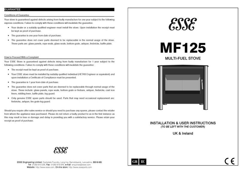 Esse MF125 Assembly Instructions Esse MF125 Assembly Instructions