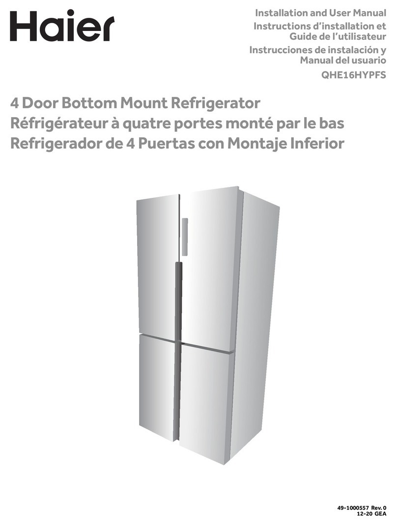 Haier QHE16HYPFS User manual
