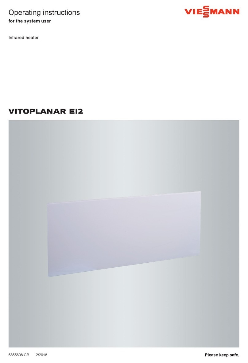 Viessmann VITOPLANAR EI2 operating instructions